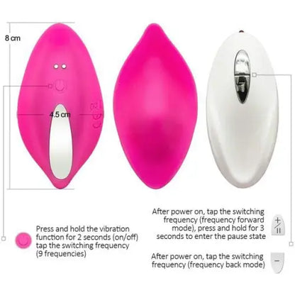 Female Wearable Invisible Jumping Vibrator Egg Rechargeable Wireless with Remote Control - Sex Toys