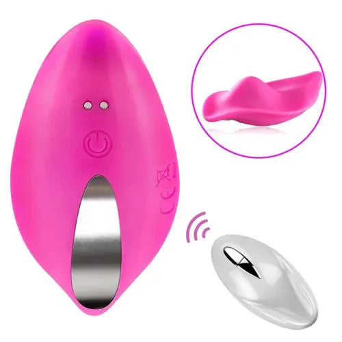 Female Wearable Invisible Jumping Vibrator Egg Rechargeable Wireless with Remote Control - Sex Toys