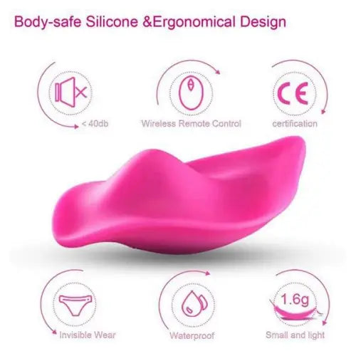 Female Wearable Invisible Jumping Vibrator Egg Rechargeable Wireless with Remote Control - Sex Toys