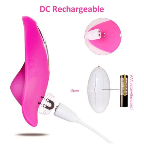 Female Wearable Invisible Jumping Vibrator Egg Rechargeable Wireless with Remote Control - Sex Toys