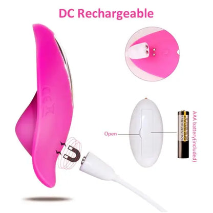 Female Wearable Invisible Jumping Vibrator Egg Rechargeable Wireless with Remote Control - Sex Toys