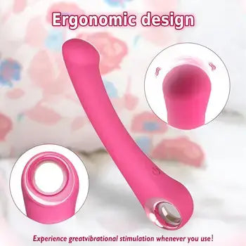 Finger Shaped Silicone G-Spot Massager Rechargeable Vibrator - Sex Toys
