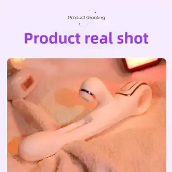 Hollow Patting Sucking Vibrator for Women’s G-Spot Orgasm USB Powered Massager - Silicone - Sex Toys