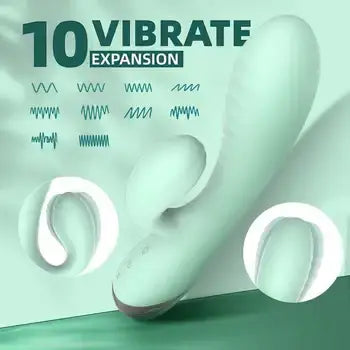 Large Rabbit Vibrator Dildo with G-Spot Stimulation and Powerful Vibrations - Sex Toys
