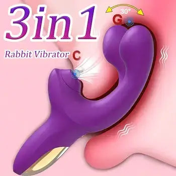 Powerful Dildo Vibrator with Clitoral Suction Cup and Twisting Motion for Intense Pleasure - Sex Toys