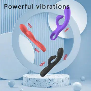 Powerful Rabbit Vibrator for Women Dual Stimulation Clitoral & G-Spot Vibrating Massager - Sex Toys