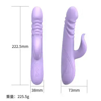 Powerful Rabbit Vibrator with Dual Stimulation Silicone Adult Toy 10 Speeds - Sex Toys