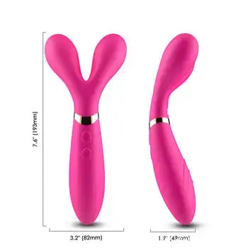 Powerful Rechargeable Silicone G-Spot Vibrator for Women with 10 Vibration Modes - Sex Toys