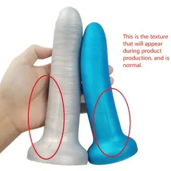 Premium Liquid Silicone Anal Plug Dildo - Sex Toys