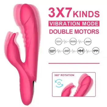 Premium Rabbit Vibrator Sex Toy with G Spot Stimulation and Powerful Vibrations - Toys