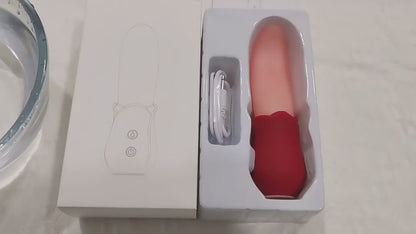 Realistische Zungenleckvibratoren, Klitoris-Stimulator, Nippelmassagegerät, leises Geschenk für Frauen, Druckwellen-Zungenvibrator mit realistischem Gefühl, Stimulator für Damen