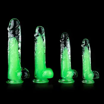 Realistic Crystal Jelly Dildo - Sex Toys