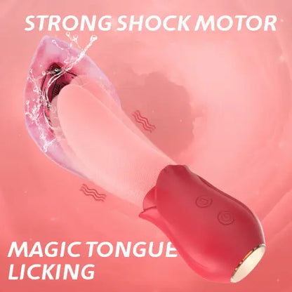 Realistic Tongue Licking Vibrators Clitoris Stimulator Nipple Massager Quiet Gift for Women Pressure Wave Vibrator