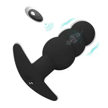 Remote Control Anal Vibrator Adult Toy Silicone Plug Prostate Massager - Sex Toys