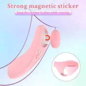 Remote Control Wearable Panty Vibrator for Clitoral Stimulation - Sex Toys